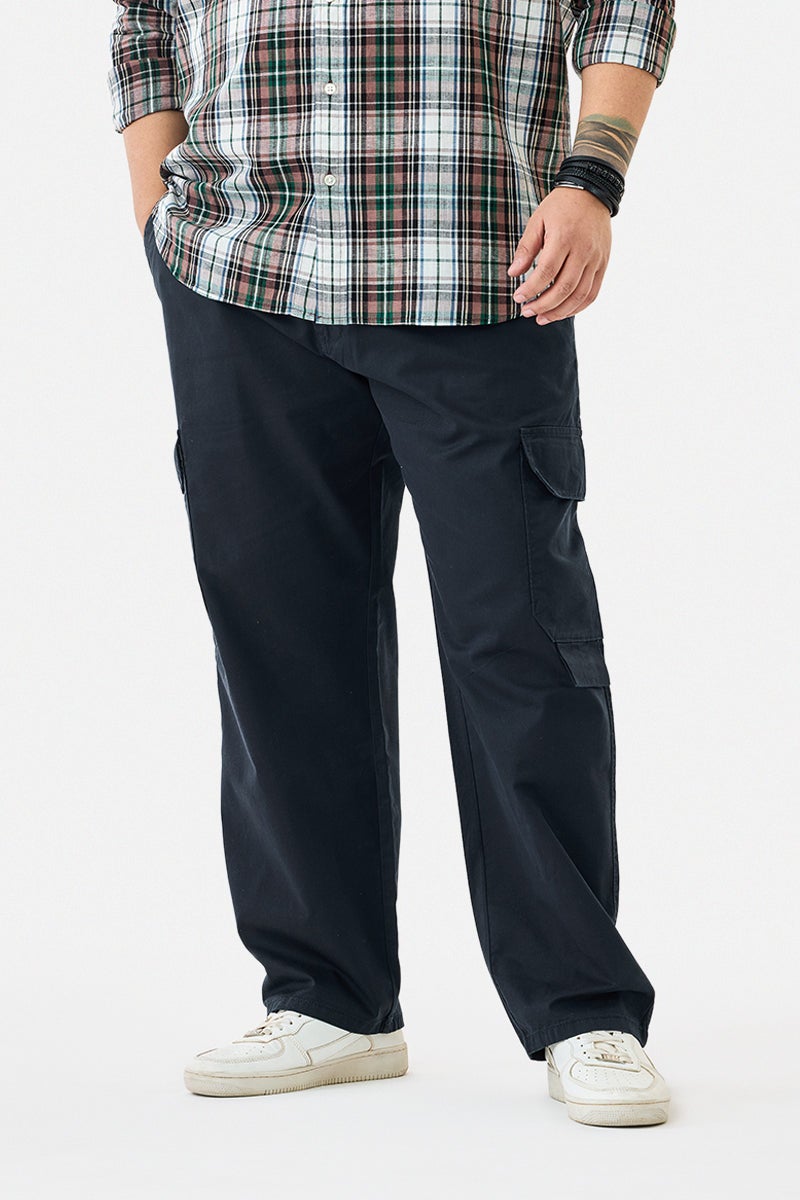 SNITCH Regular Fit Plus Size Stretch Six pockets Cargo Pants - Image 1
